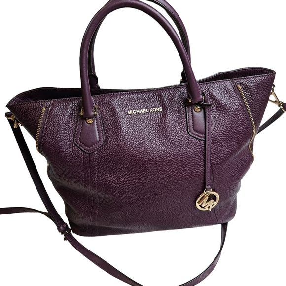 Michael Kors Deep Purple Tote - Picture 2 of 10
